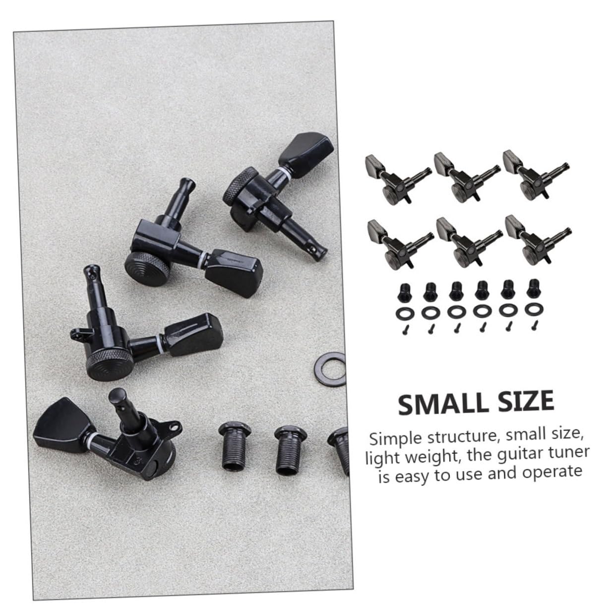 TOYANDONA 1 Set Perno de Afinación para Instrumento Perno de Guitarra Folk Accesorio de Afinación Fácil Uso Fijación Cuerdas Práctica para Principiantes y Amantes