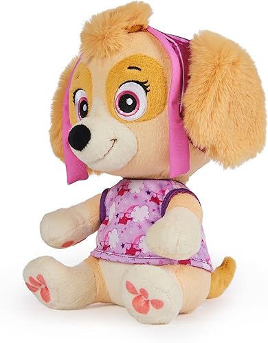Miniatura 3 de Paw Patrol, Bedtime - Peluche Skye, animal de peluche de 10 pulgadas con atuendo reversible, juguetes para niños y niñas a partir de 3 años