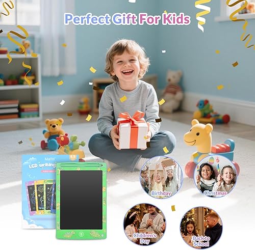 Miniatura 6 de Tableta de Escritura LCD de 8.5 Pulgadas, Paquete de 2, Pantalla Colorida, Almohadillas Electrónicas de Escritura y Dibujo, Tablero de Garabatos