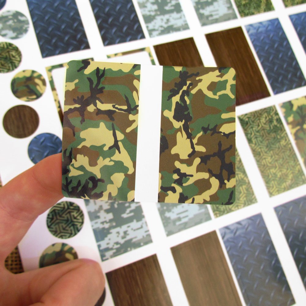 45 Masculine Poly Weatherproof Labels + 45 Round Stickers - for Essential Oil Aromatherapy Bottle Labels by Rivertree Life