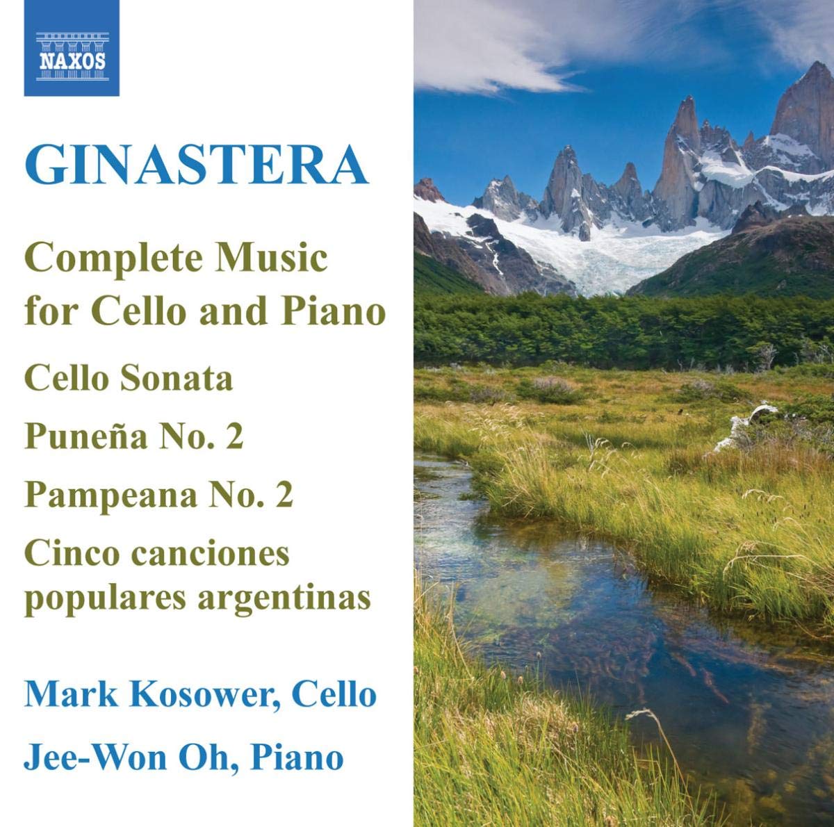 GINASTERA: MUSIC FOR CELLO PIANO