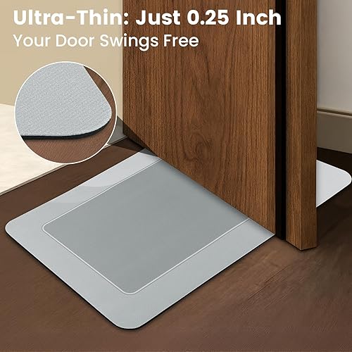 Miniatura 6 de ArtyCozy Tapete de baño súper absorbente, resistente a las manchas, antideslizante, con parte trasera de goma, delgado, de fácil cuidado, para baño,