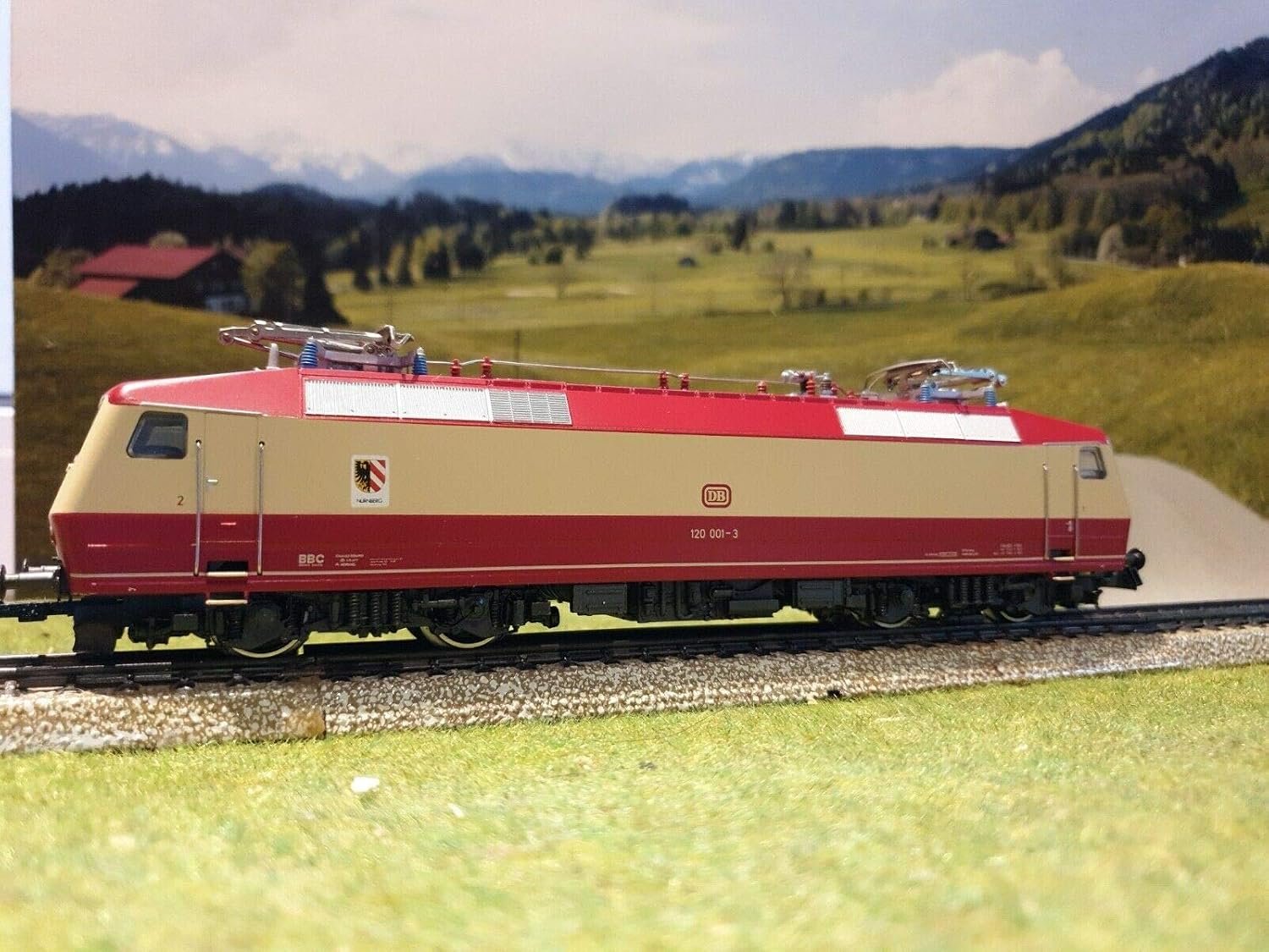 German Federal Railroad DB Digital TEE Express Electric BR-120 Locomotive 3653