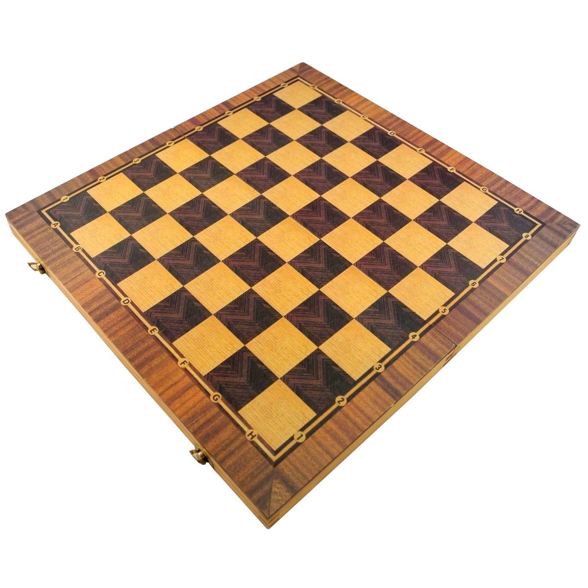 PrimoLiving Juego de Backgammon y Ajedrez de Madera - 40x40 cm - Incluye Backgammon y Tablero de ajedrez