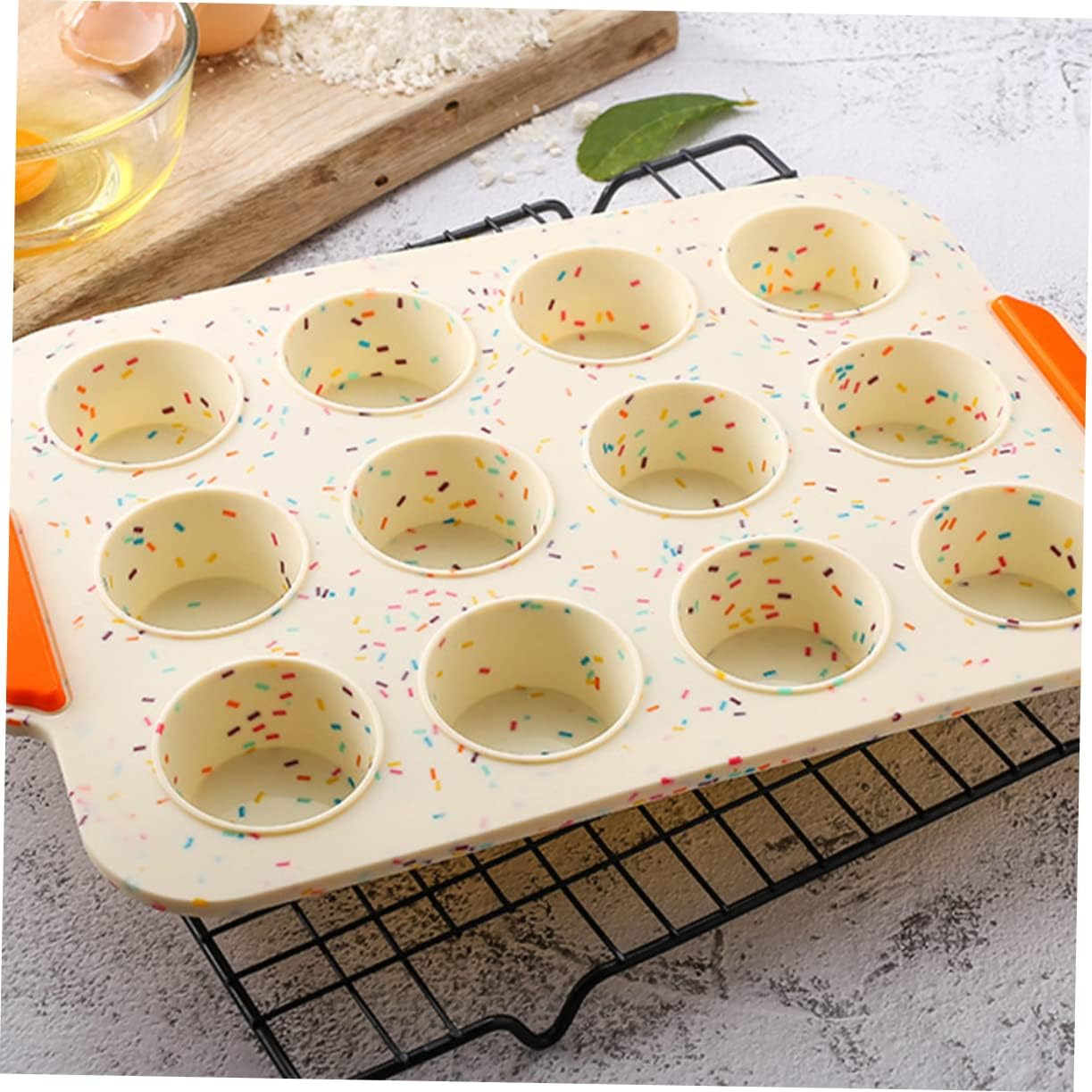 1pc Khaki Silicone Cake Mold for DIY Baking Bunny Shape Pudding Cookie Mold Versatile Baking Tool for Beautiful Desserts for Cakes Muffins Puddings