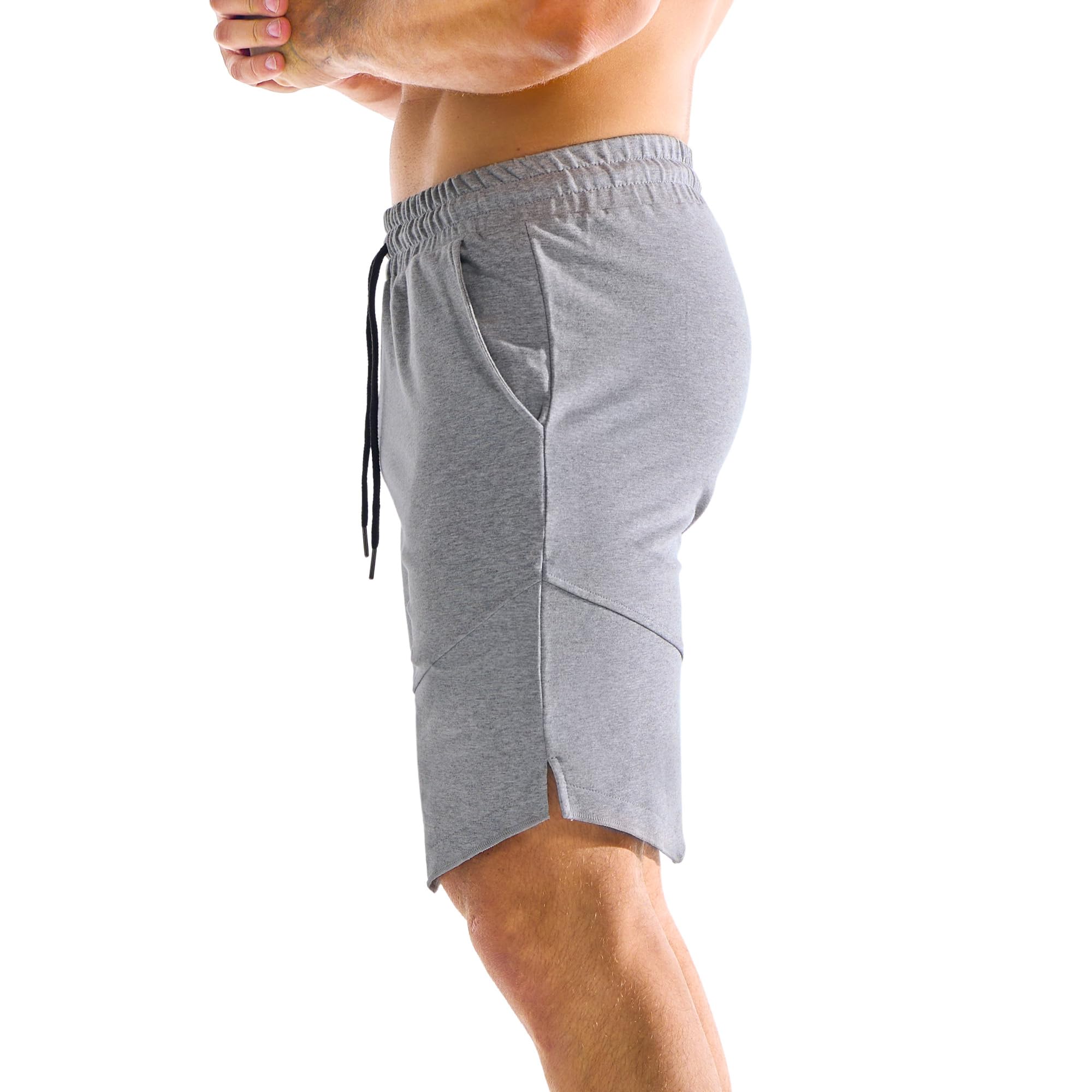 ZENWILL Zipslim Pantalones Cortos Deporte Hombre Pantalón Corto Running Cremallera Bolsillo Short Entrenamiento Gimnasio