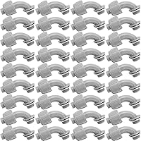 Vista 11 de Conector hermético para líquidos, conector de conducto eléctrico flexible no metálico, accesorios de conducto eléctrico de PVC de 90 grados