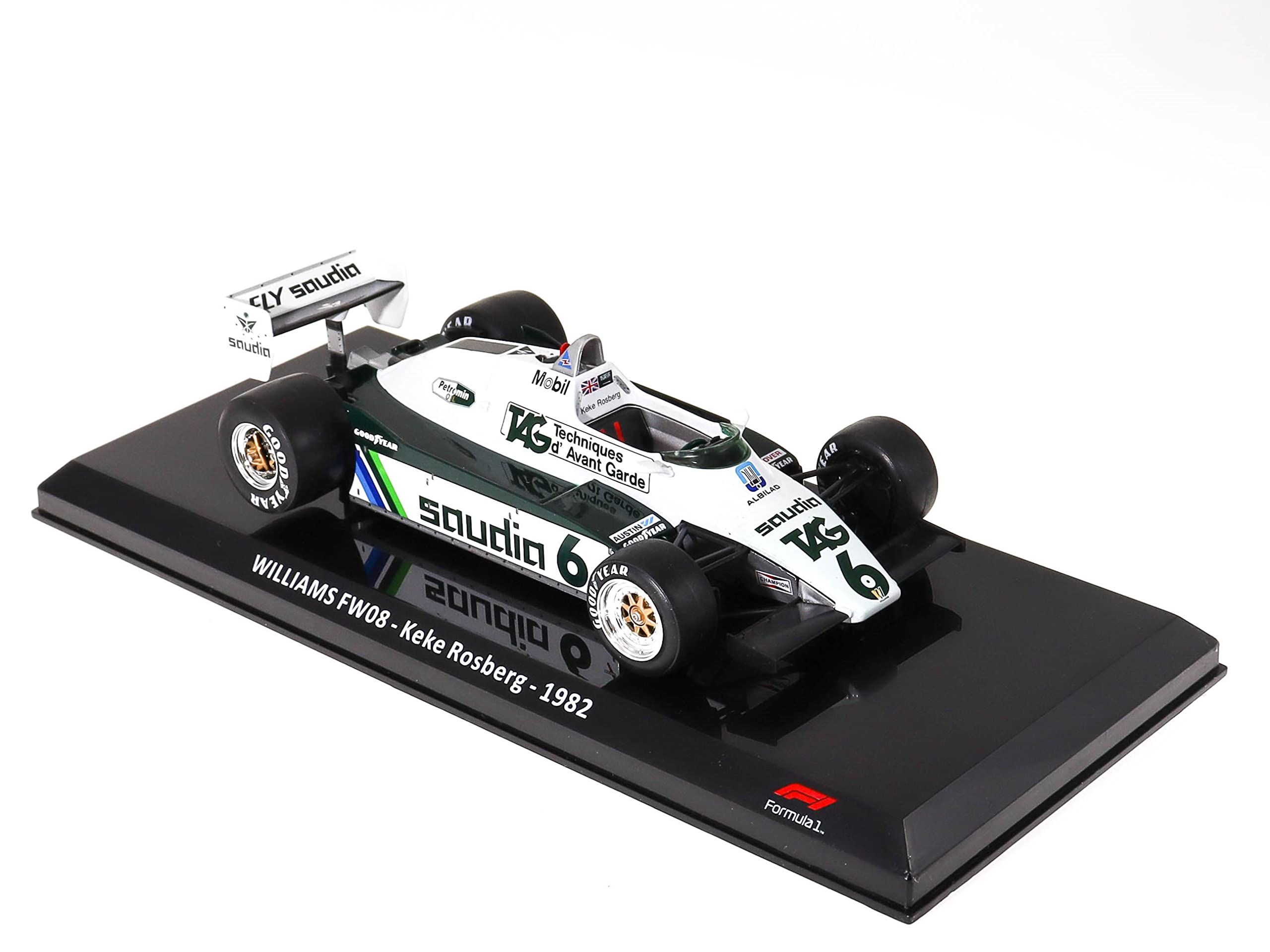 OPO 10 - Formula 1 car 1/24 compatible with WILLIAMS FW08 - Keke Rosberg - 1982 - OR025