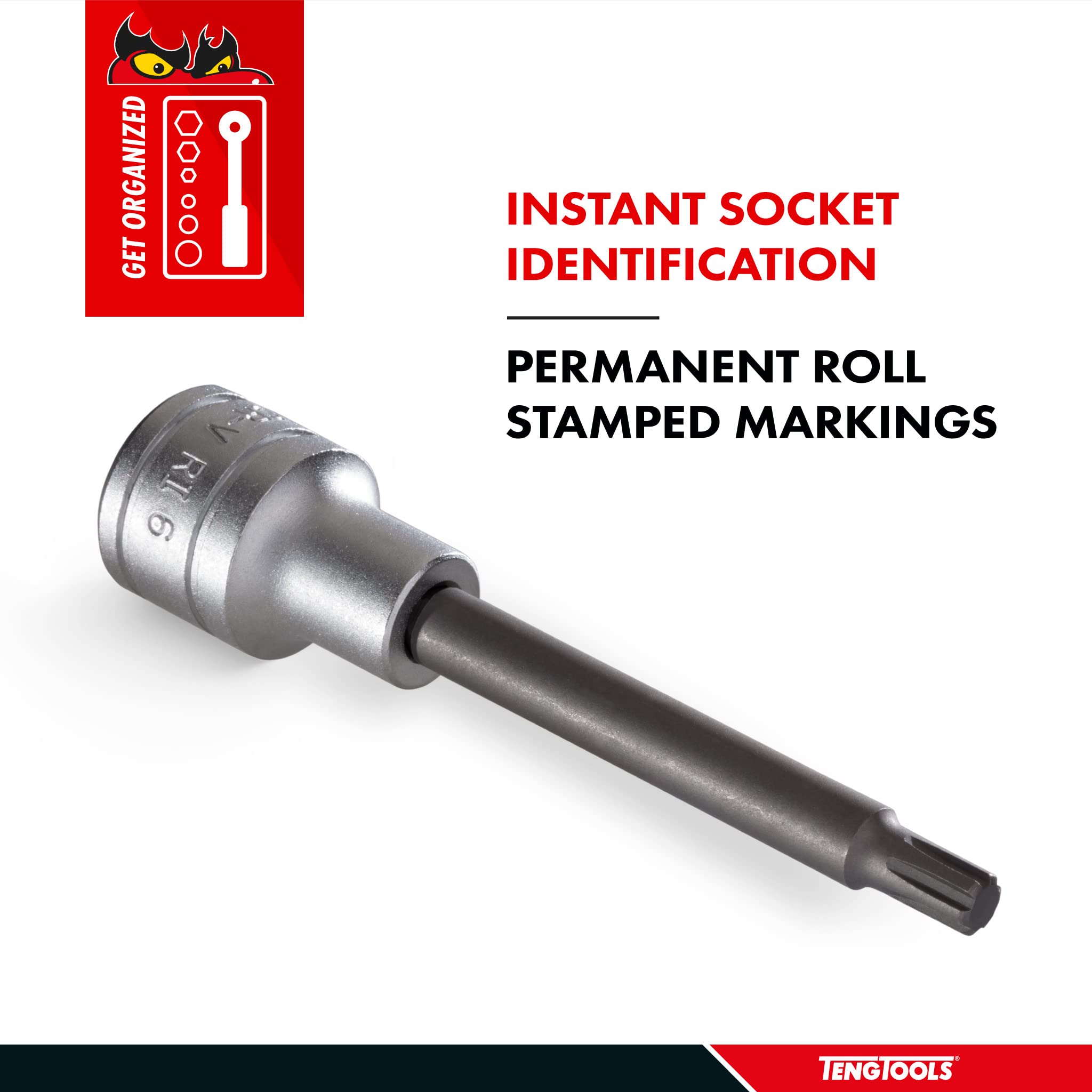 Amazon.com: Teng Tools M10 1/2 Inch Drive Ribe Multi Spline Chrome 