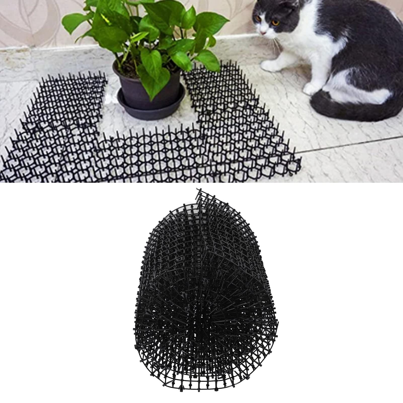 Tappetino Deterrente Per Gatti E Cani Homarden | 16x13 Pollici, 6 Pezzi | Per Interni Ed Esterni - Foto 3