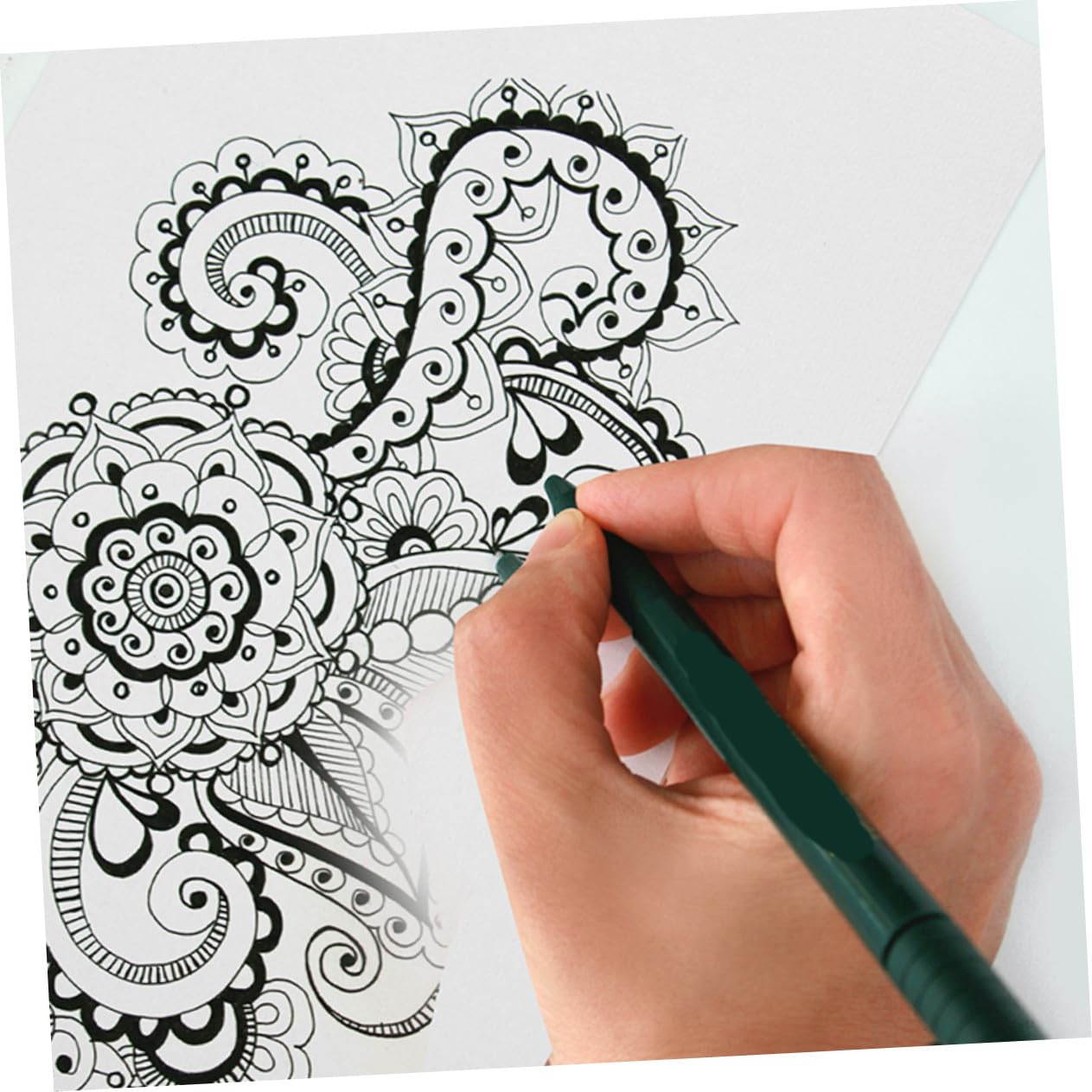 SAFIGLE Aquarellpapier Weißes Papier 100 Blatt 160g für Kinder und Künstler Dickes Zeichenpapier für Graffiti und Heimgebrauch
