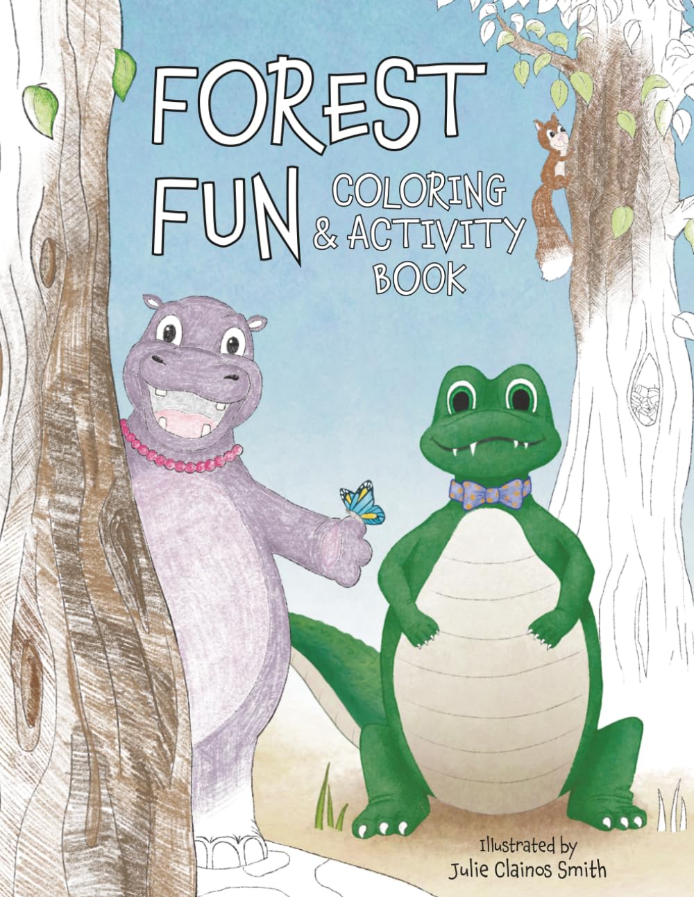 Forest Fun Coloring and Activity Book