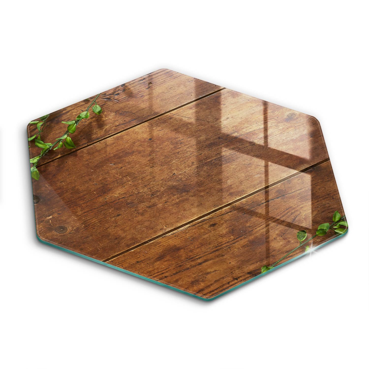 Planche à découper induction bois 40cm Wallfluent protection plaque