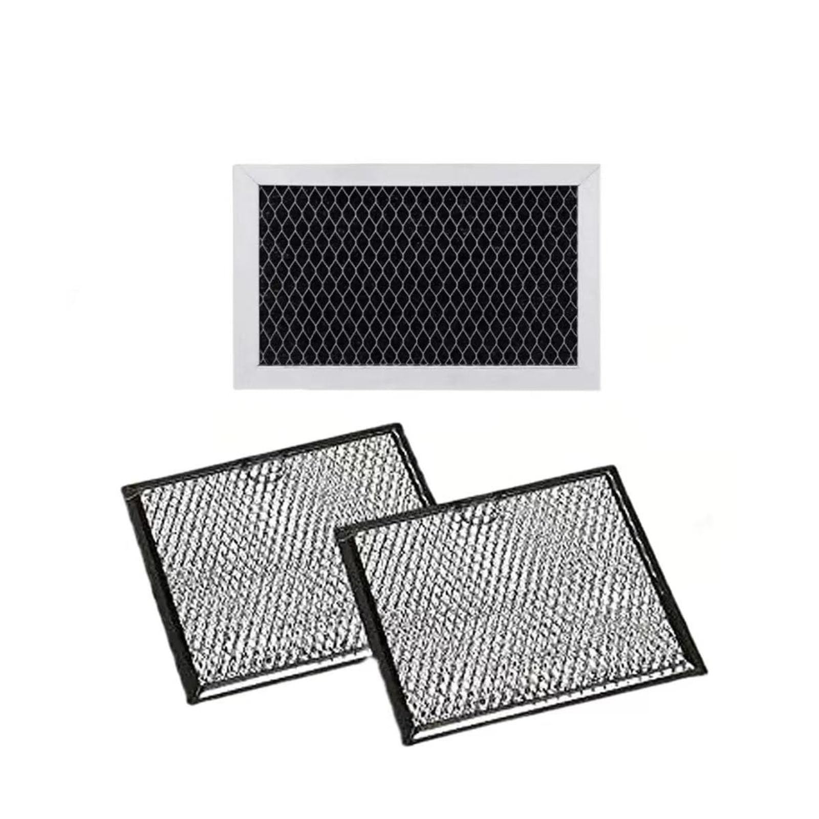 Elnwnnkc 2 Pieces Premium Aluminum Grease Screens Microwave Ovens to Improve Kitchen Environment and Reduce Food Aromas Microwave Air Filter