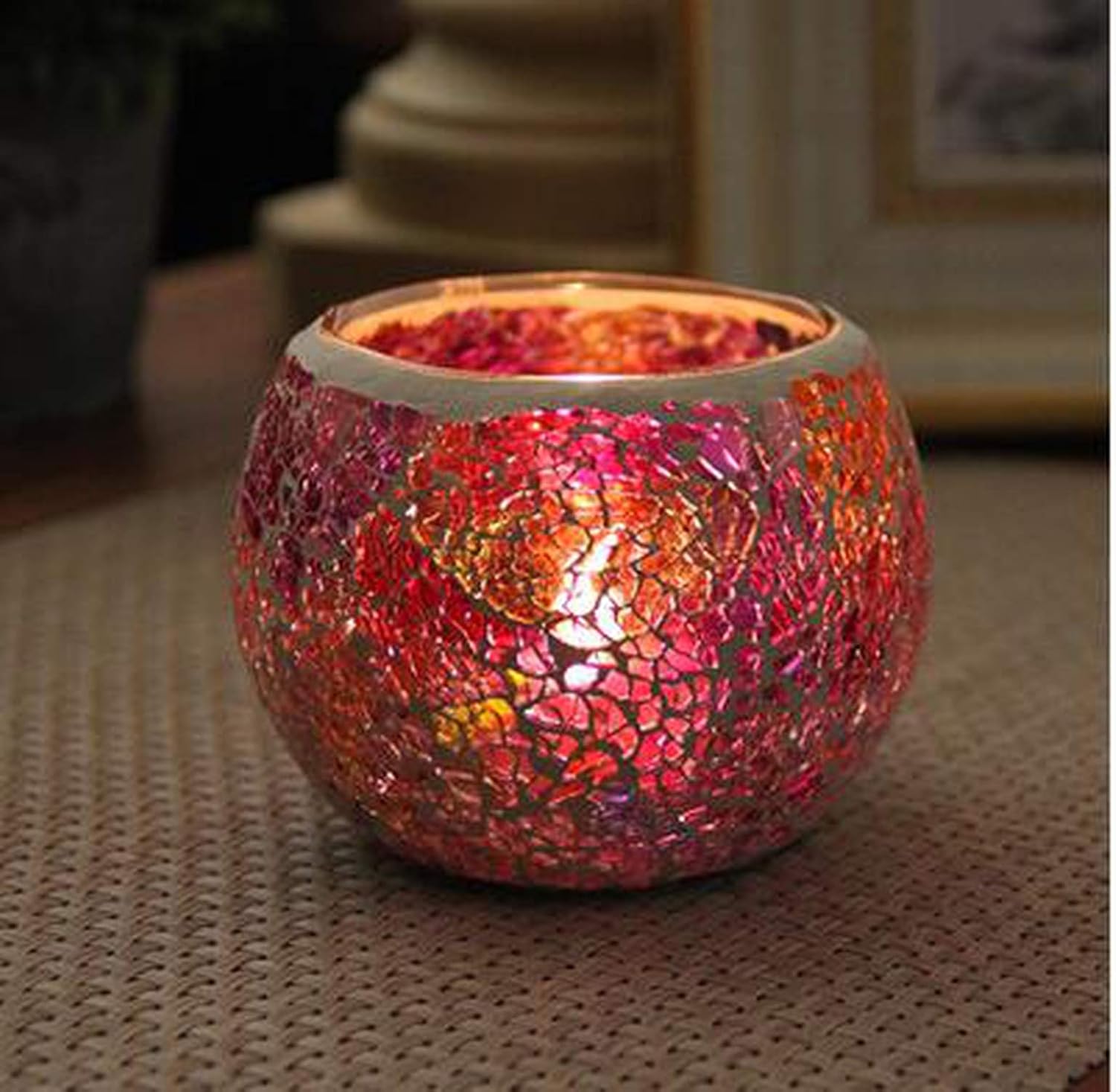 Black Tea Candles European Ceramic Candle Holders Romantic