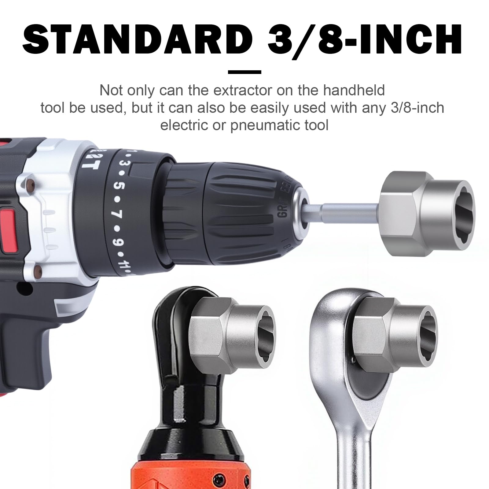 Bolt Extractor Kit - Remove Stripped Nuts & Bolts -7 Bolt Extractor Kit - Remove Stripped Nuts & Bolts -7