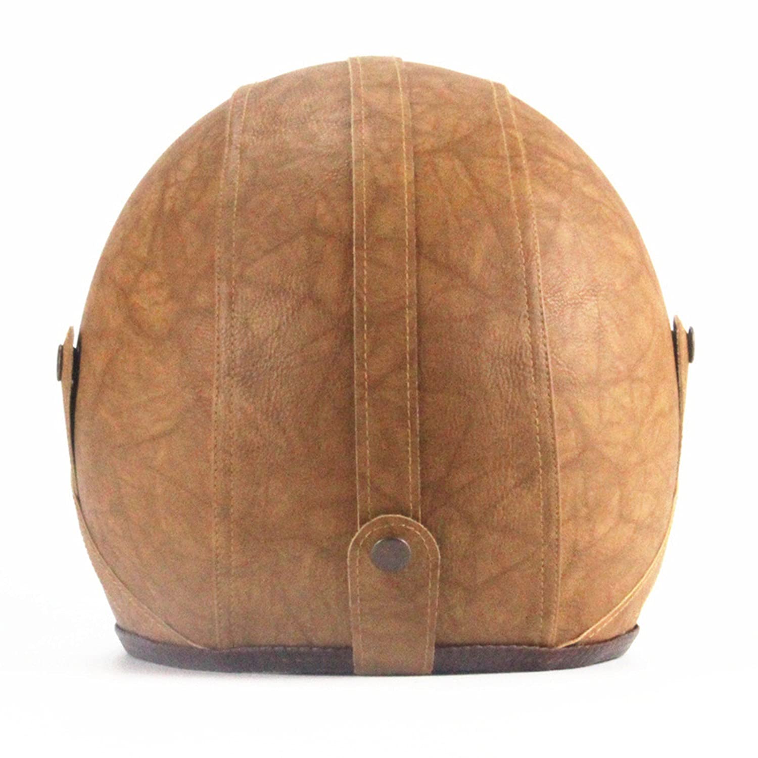 Casco Moto Aperto 3/4 Con Visiera, DOT/ECE, Leggero 620g, Per Ragazzi E Ragazze, Scooter E Ciclomotore, Taglia Unica 52-55 Cm - 3