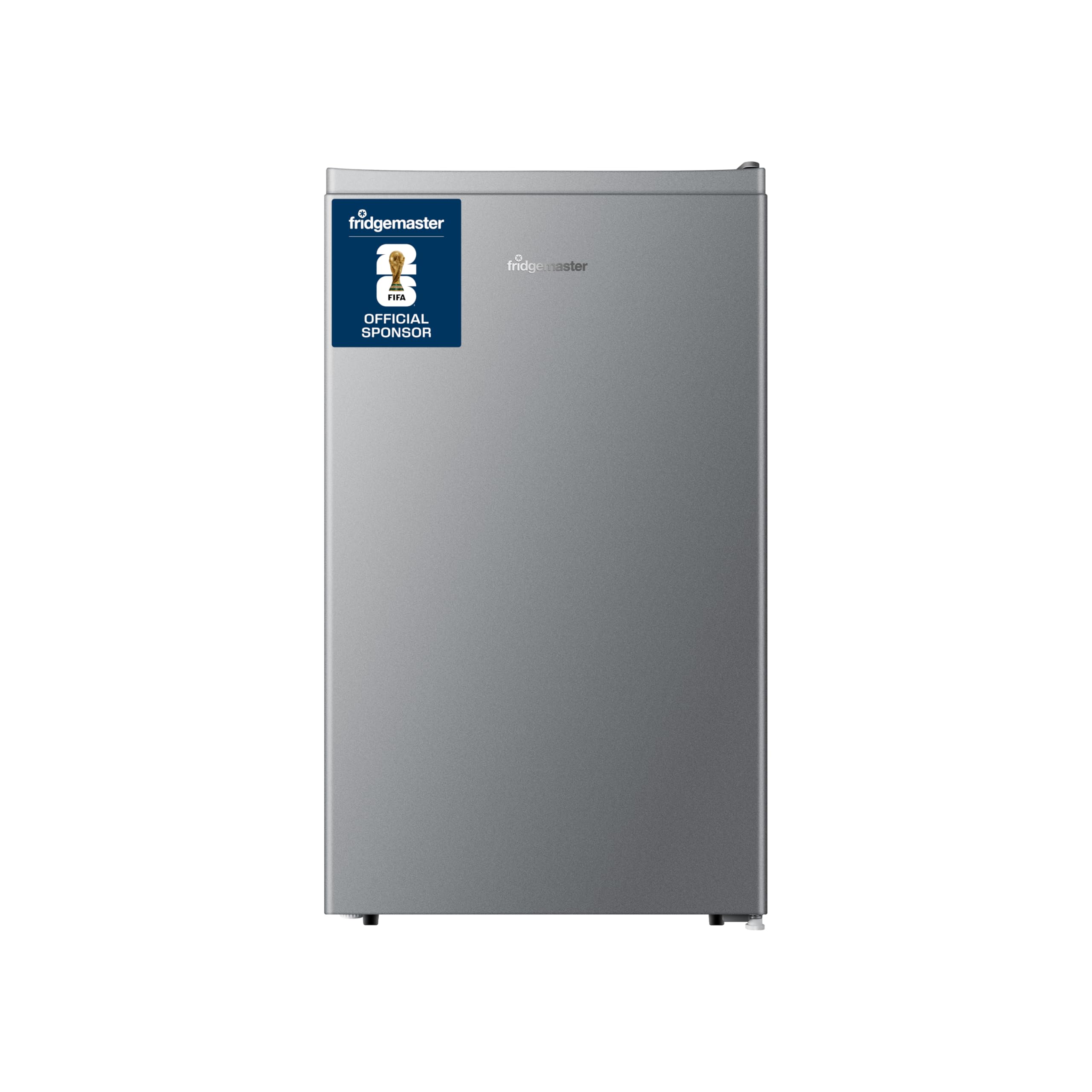 Fridgemaster MUR4894ES 82 Litre Freestanding 48cm Wide Under Counter Fridge - Silver - E Rating
