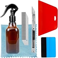 Vista 10 de CARTINTS Kit completo de aplicación de película para ventana, herramientas de película para ventanas, perfectas para instalar película de ventana