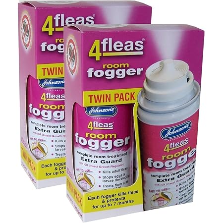 Johnsons 4fleas Room Flea Fogger Twin Pack With Igr Amazon Co Uk