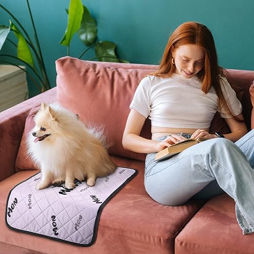 Miniatura 8 de Paquete de 7 almohadillas lavables para orina de perros, almohadillas reutilizables para orina de perro, antideslizantes, impermeables, almohadillas