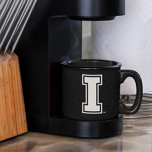 Miniatura 396 de Rico Industries NCAA Utah Utes - Taza de café personalizada de 12 onzas con logotipo grabado con láser profundo, taza de cerámica para acampar con