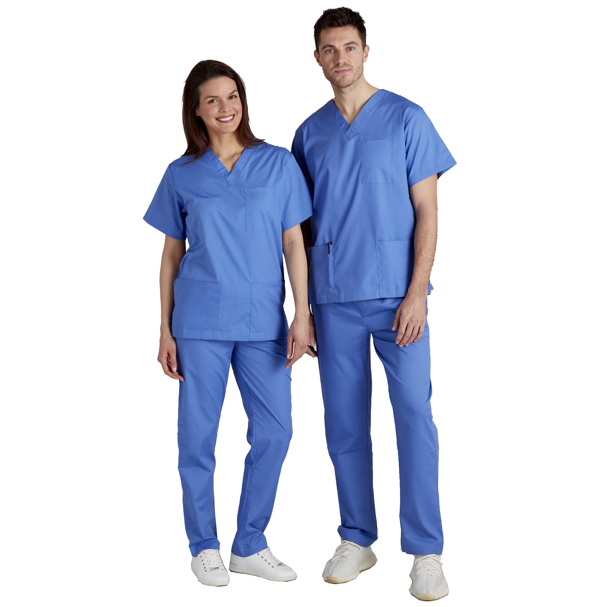 Professional Healthcare Scrub Suit Set - Top & Trouser - Unisex