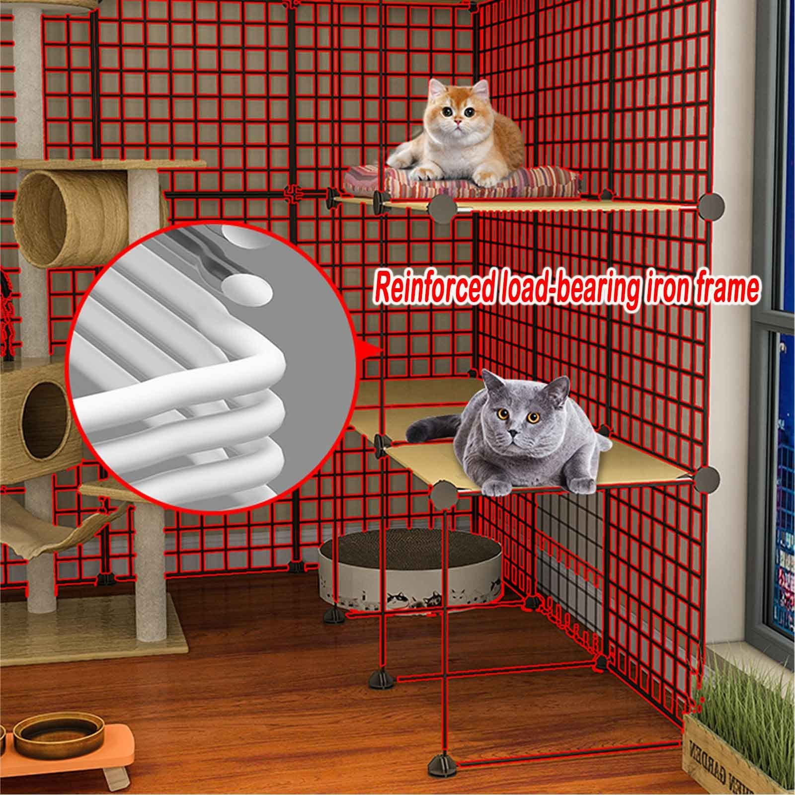 Amazon.com : 4th Floor - Small Animal cage Large, cat Cages Indoor 