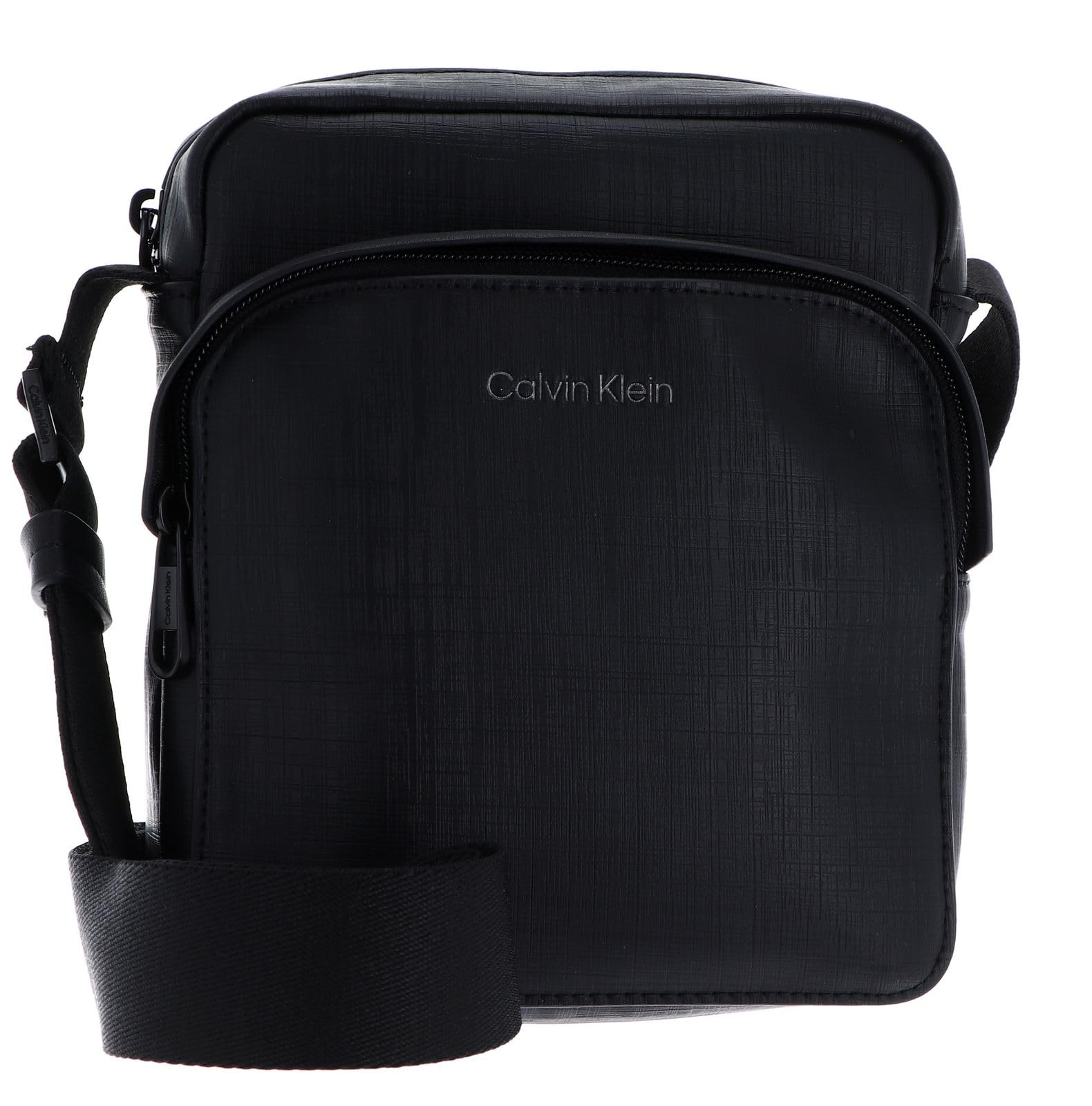 Calvin Klein bolso bandolera CK Must Reporter Check CK Black Check negro