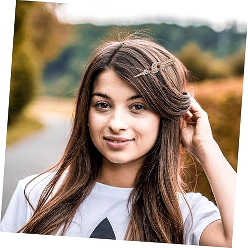 Miniatura 5 de Pinzas para el pelo con lazo y clip para mujer, accesorios para el cabello de flores, pinzas de cristal para el cabello, horquillas para mujer,