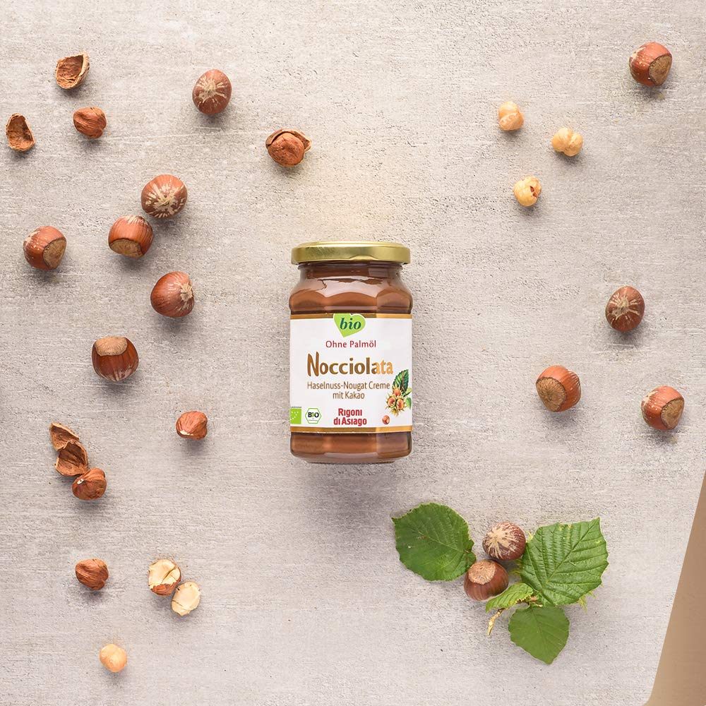 Rigoni di Asiago - Nocciolata - 6x 700g | Nuss Nougat Creme | Haselnusscreme ohne Palmöl | Nuss Nougat Creme ohne Palmöl | Brotaufstrich