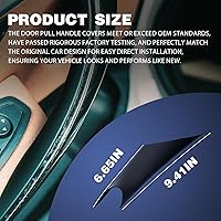 Vista 3 de Manija de Puerta Adhesiva Fija para BMW F30 F34 Serie 3 320,328,330,335,340,F80 M3 2012-2018, F32 F33 F36 Serie 4 420,428,435,440,F82 M4 2014-2019