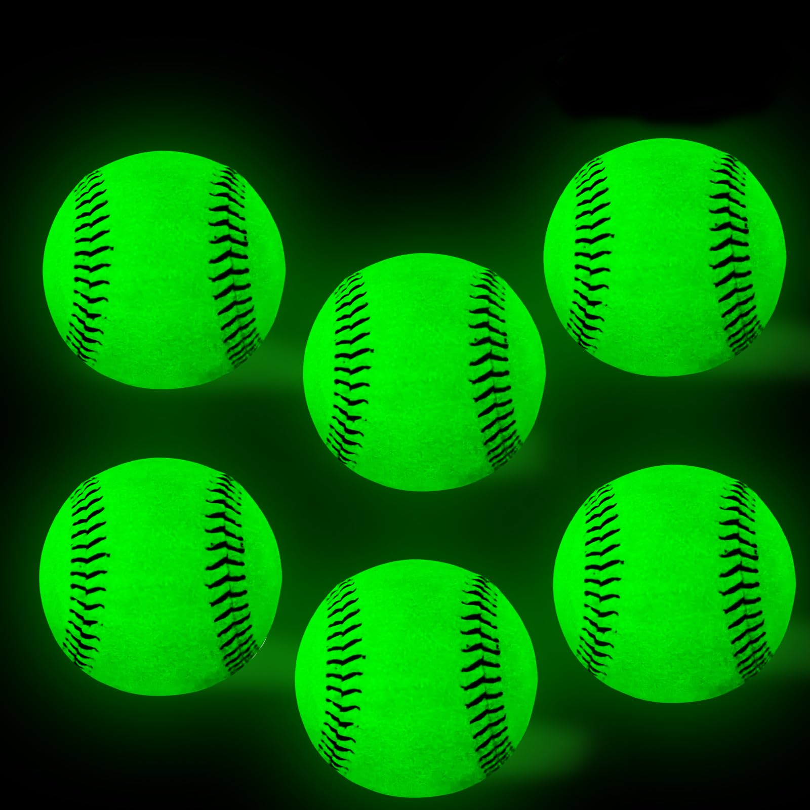Light Up Baseball, Glow in The Dark Baseball Luminous Base Balls for Day & Night Games and Training Gift for Fans Games Official