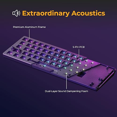 Miniatura 6 de Glorious Gaming GMMK 2 - Marco de teclado mecánico para juegos, tamaño completo (96%), aluminio, personalizable, por tecla RGB, diseño QWERTY