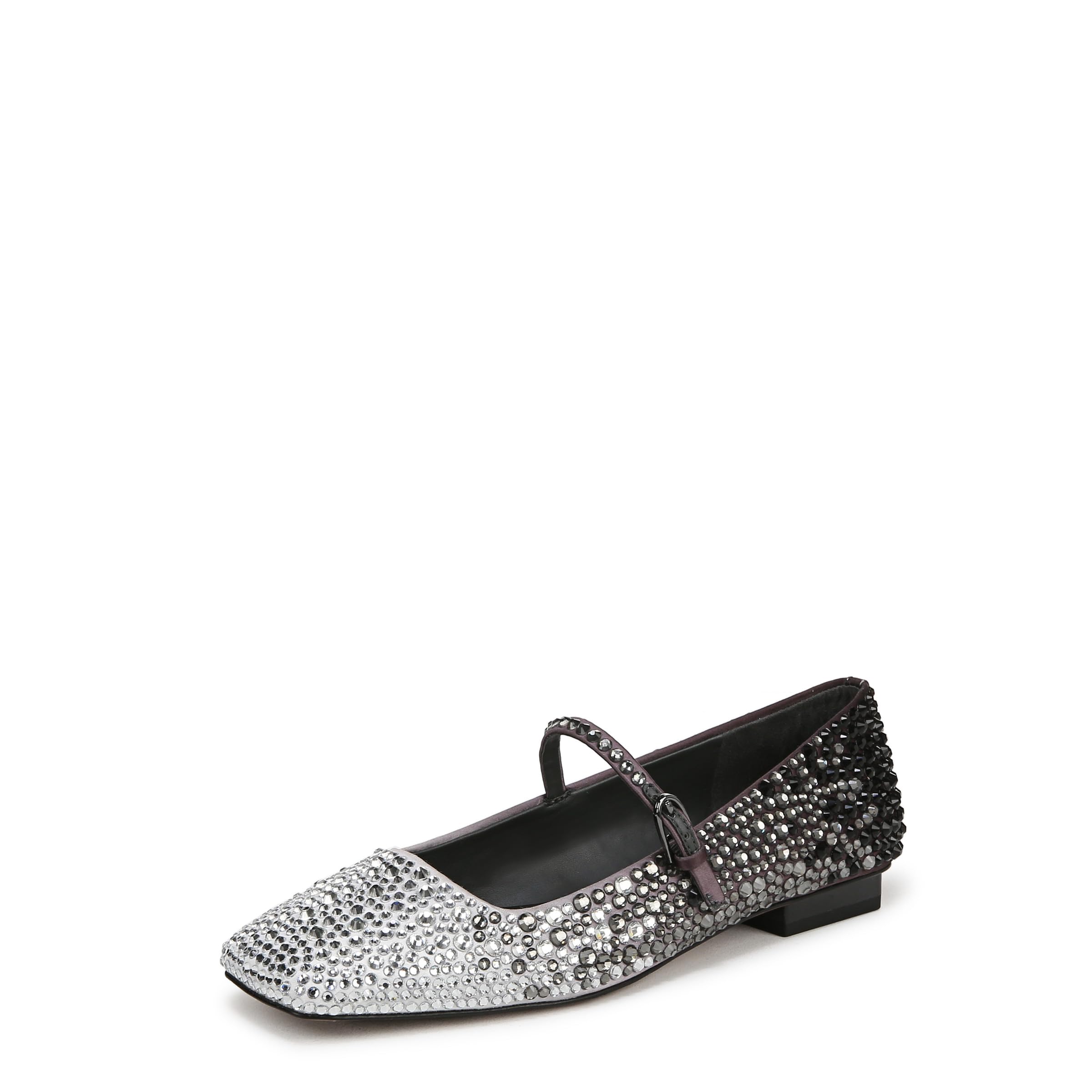 Zapatos planos Franco Sarto Tinsley Mary Jane: calzado premium en gema plateada talla 38 8