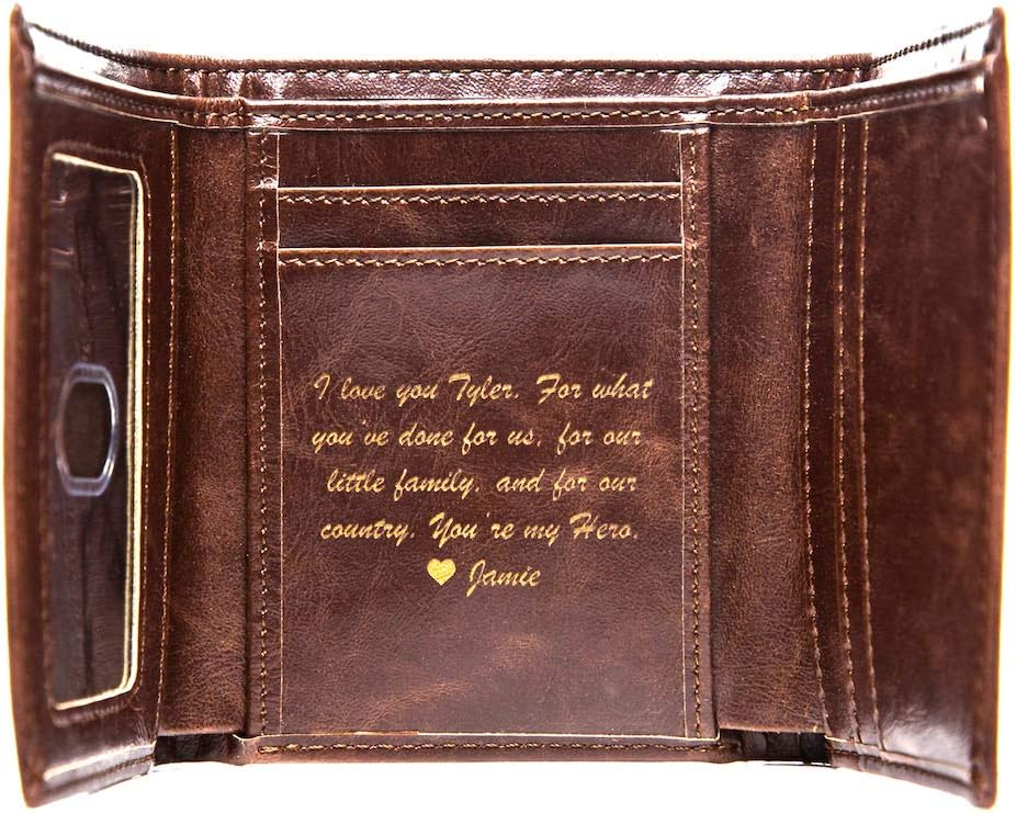 NEW Swanky Badger Personalized Wallet - Trifold Wallet, ID & Card Slots