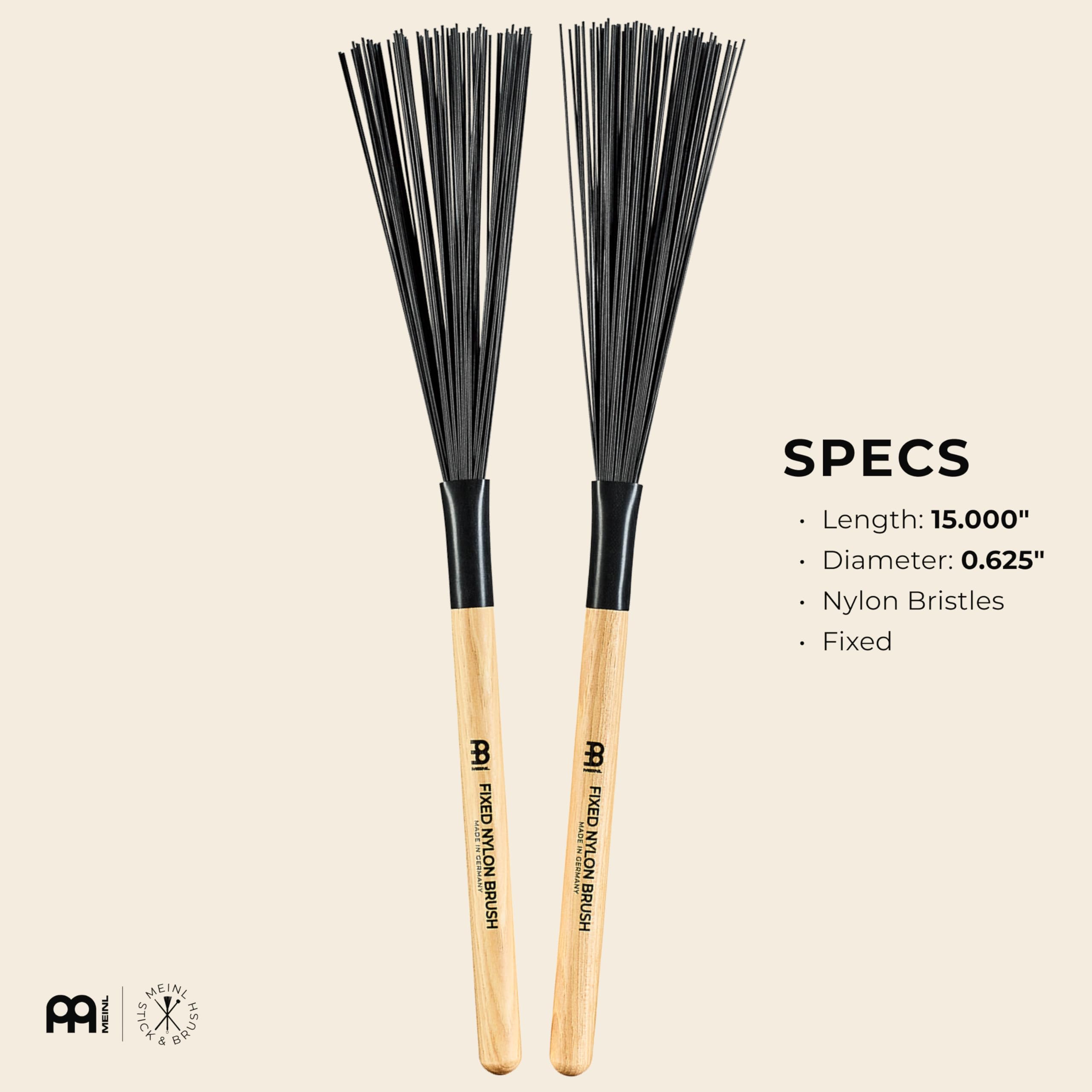 Meinl Fixed Nylon Brush