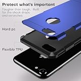 ImpactStrong for iPhone 7 Case/iPhone 8 Case, Heavy Duty Dual Layer Protection Cover (Navy Blue)