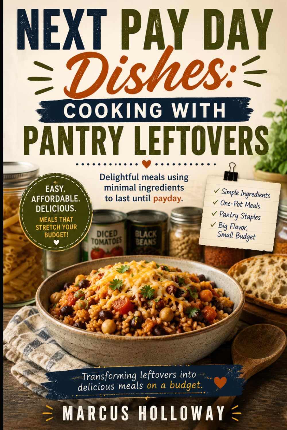 Next Pay Day Dishes: Cooking with Pantry Leftovers: Delightful meals using minimal ingredients to last until payday. (Specialty & Niche Cooking)