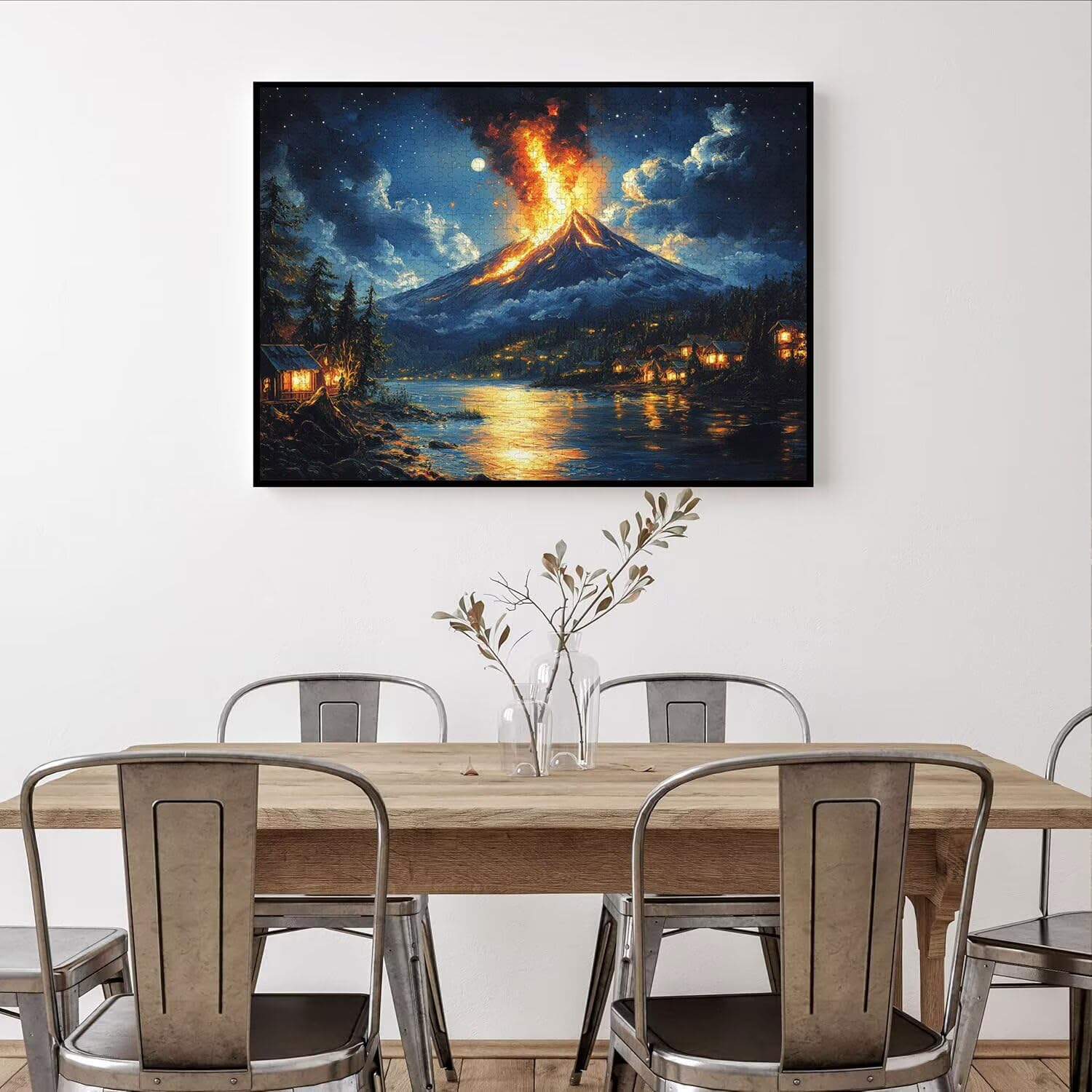 Puzzle 6000 Pieces The Volcan Puzzle 3D, klasyczne puzzle dla dorosłych, n-337