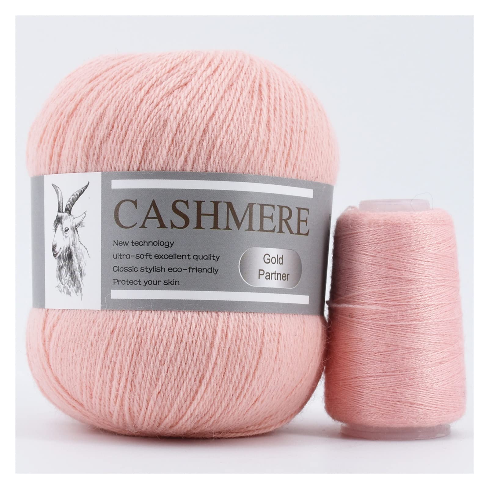6 unids Mongolian Cashmere Hilado Crochet Mejor Calidad de Lana Tejida a Mano Mano Mink Cashmere for Hilado de Tejer Mujer Bufanda Bufanda suéter Hilo Ovillos Lanas (Color : 6)