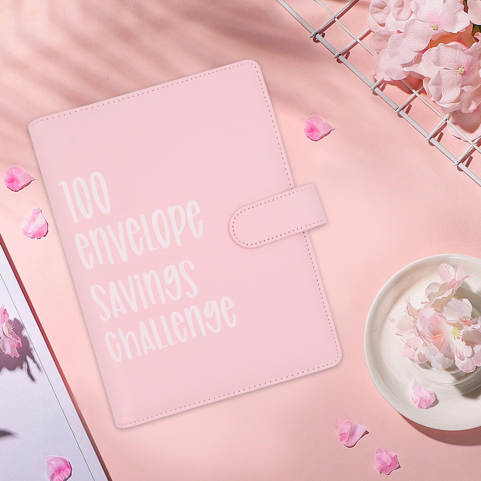 Bilancio Planner Tedesco A5 con Buste, Sfida Risparmio 5050 €, Envelope Saving Challenge