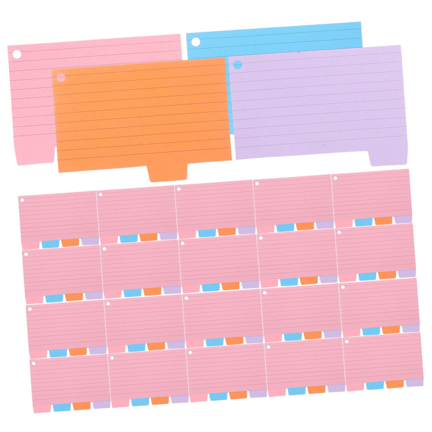 Uonlytech 100sheets Convenient Adhesive Memo Pads Small Note Paper for Office Supplies for Daily Writing Creative Lists Sketches