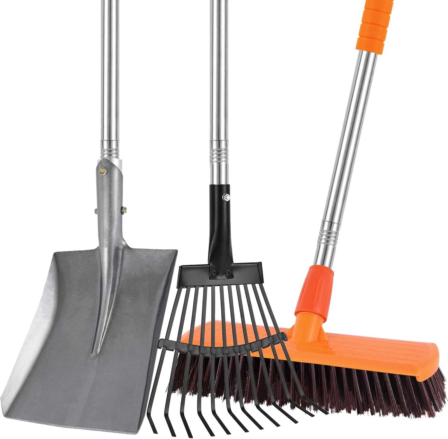 Chicken Poop Scooper Shovel Rake Scrub Brush for Chicken Coop Supplies Accessories for Cleaning