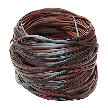 ATORSE Rattan Wicker Patio Furniture Rattan Chair Table Repair Material Dark Brown