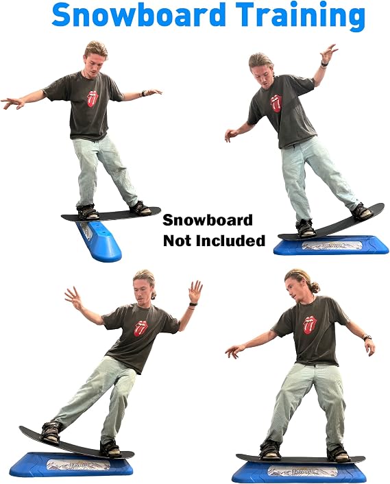 Flowboard Snowboard Trick Training System Develops Skills for Rails and Jibs Durable and Strong Parts to Complete Kit Available