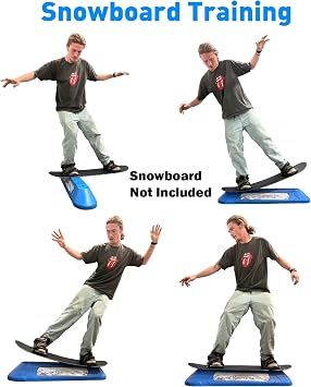 Flowboard Snowboard Trick Training System Develops Skills for Rails and Jibs Durable and Strong Parts to Complete Kit Available