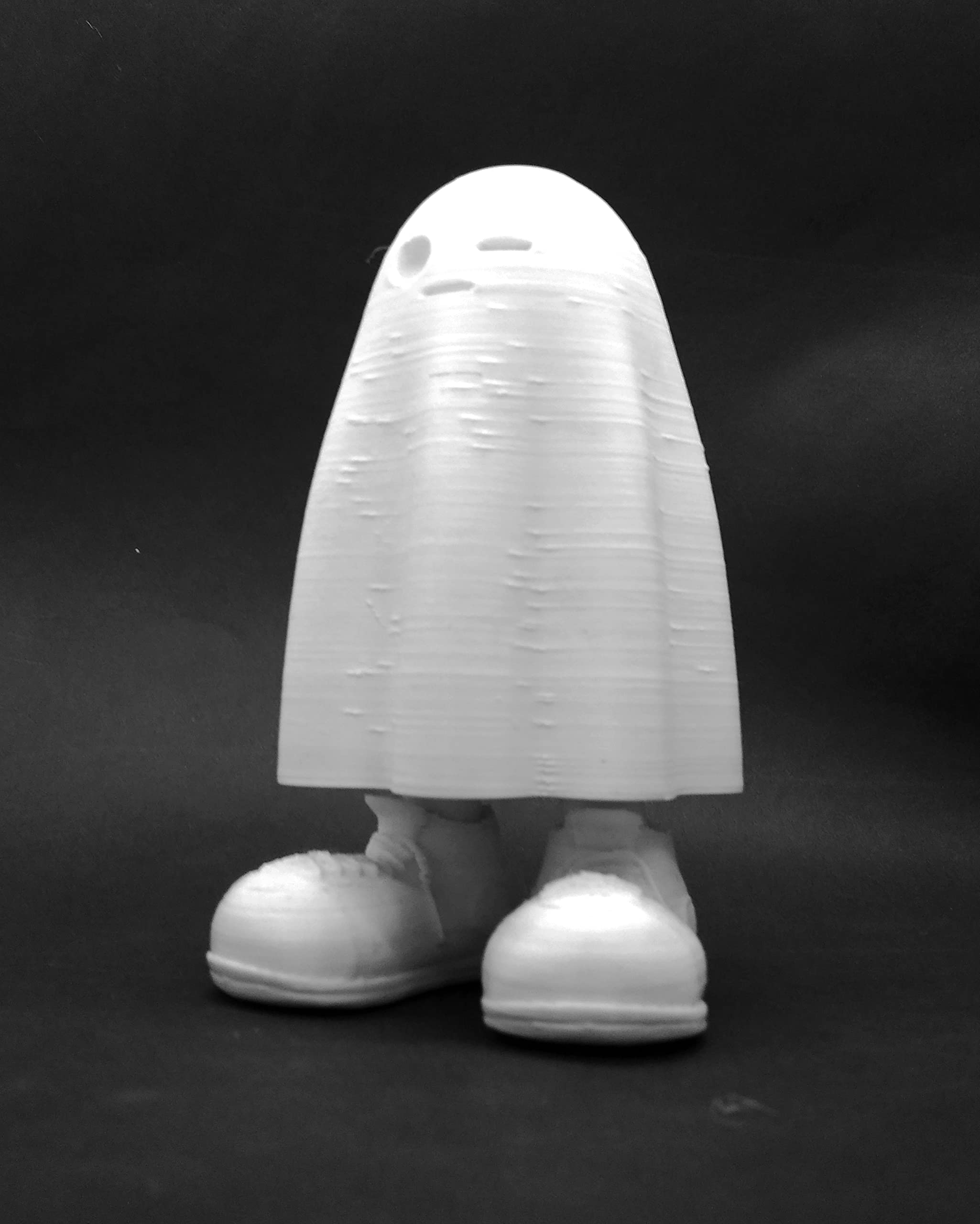 CERO ® 3D Printed Ghost With Legs (White PLA Plastic)-image-20