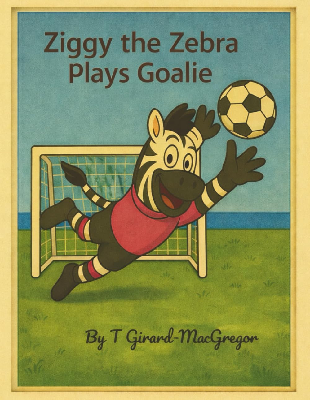 Ziggy The Zebra Plays Goalie
