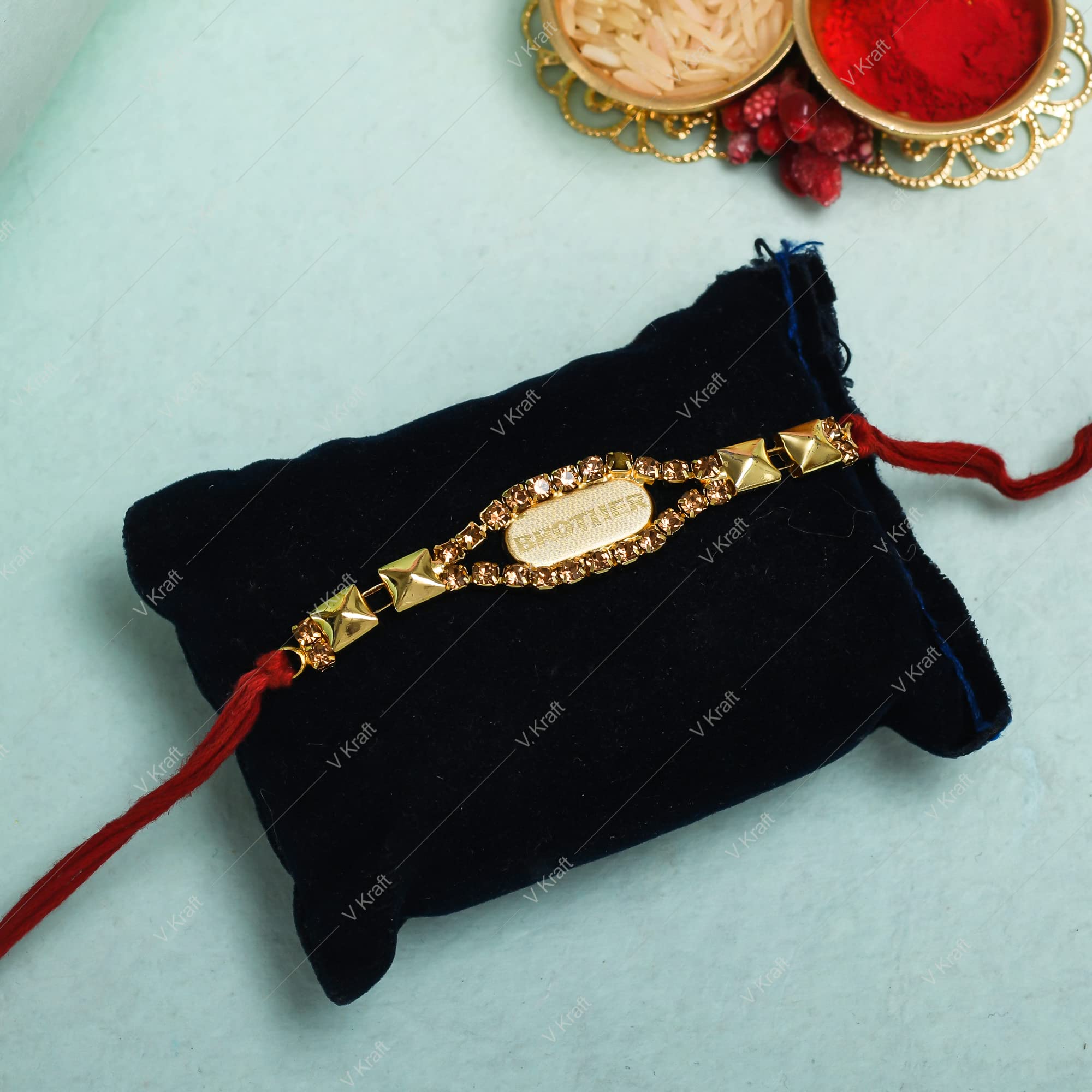 Bhaiya Bhabhi Rakhi Gift Set - Best Rakhi Combo -4